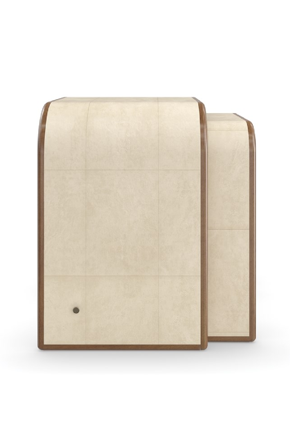 Ivory Parchment Nesting Tables (2) | Caracole Delano | Oroa.com