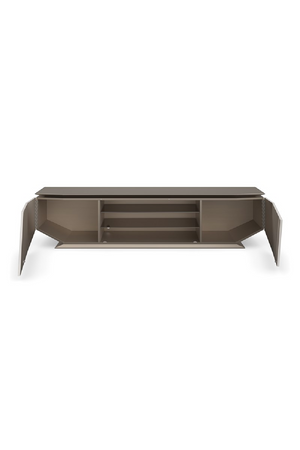 Metallic Modern Media Unit | Caracole Axis | Oroa.com