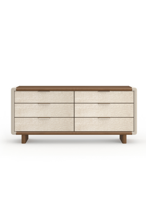 Suede Side 6-Drawer Dresser | Caracole Botero | Oroa.com