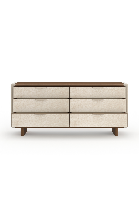 Suede Side 6-Drawer Dresser | Caracole Botero | Oroa.com