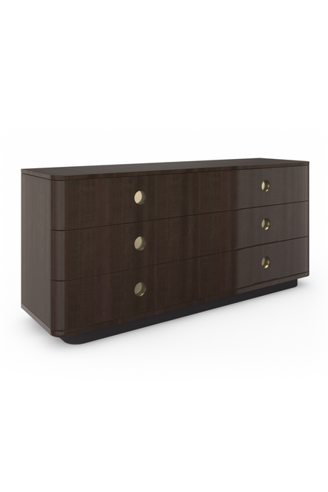 Dark Brown 6-Drawer Dresser | Caracole Bachelor | Oroa.com