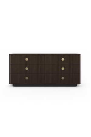 Dark Brown 6-Drawer Dresser | Caracole Bachelor | Oroa.com