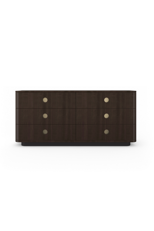 Dark Brown 6-Drawer Dresser | Caracole Bachelor | Oroa.com