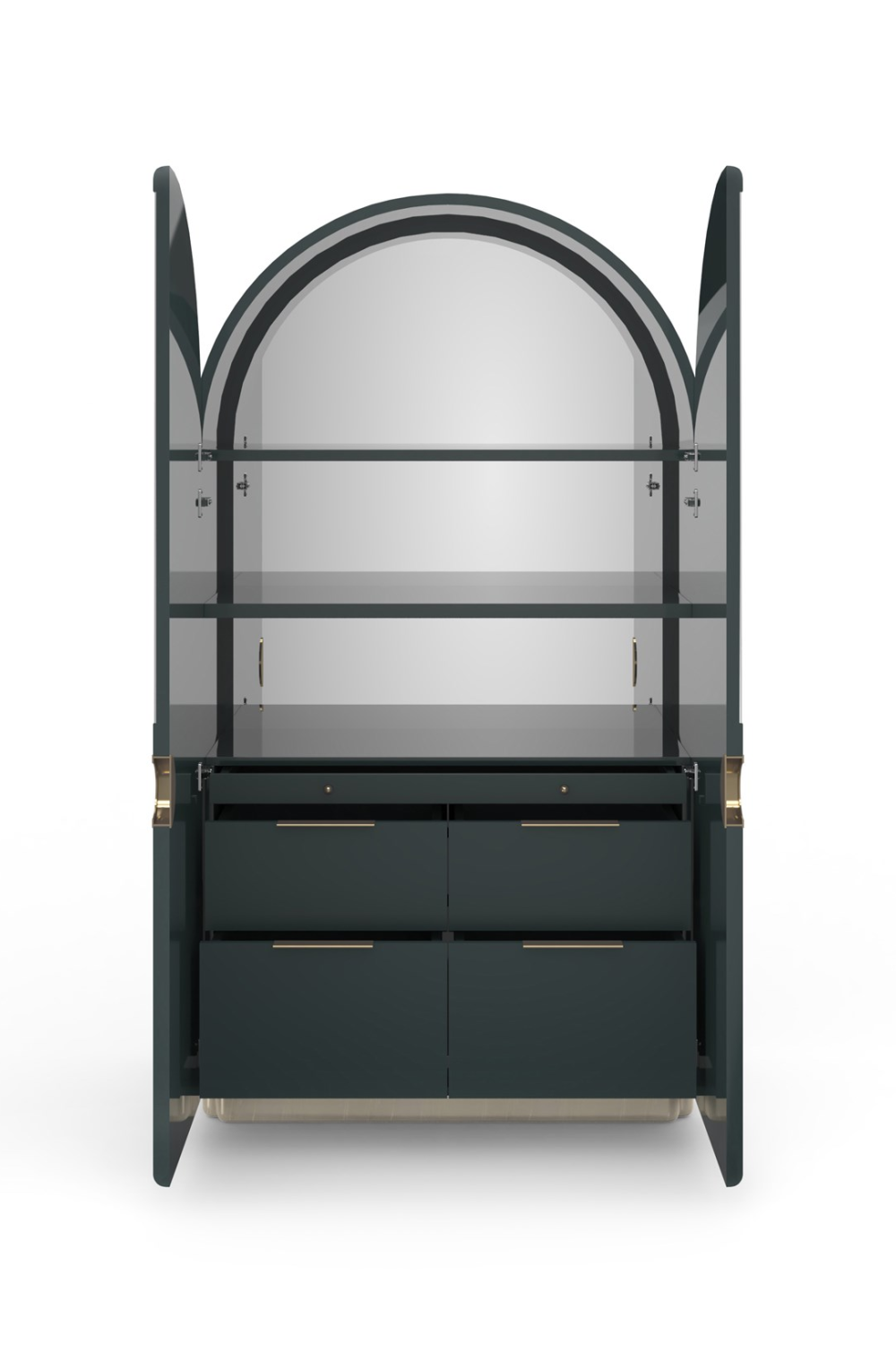 Arched 2-Door Cabinet | Caracole Gelee | Oroa.com