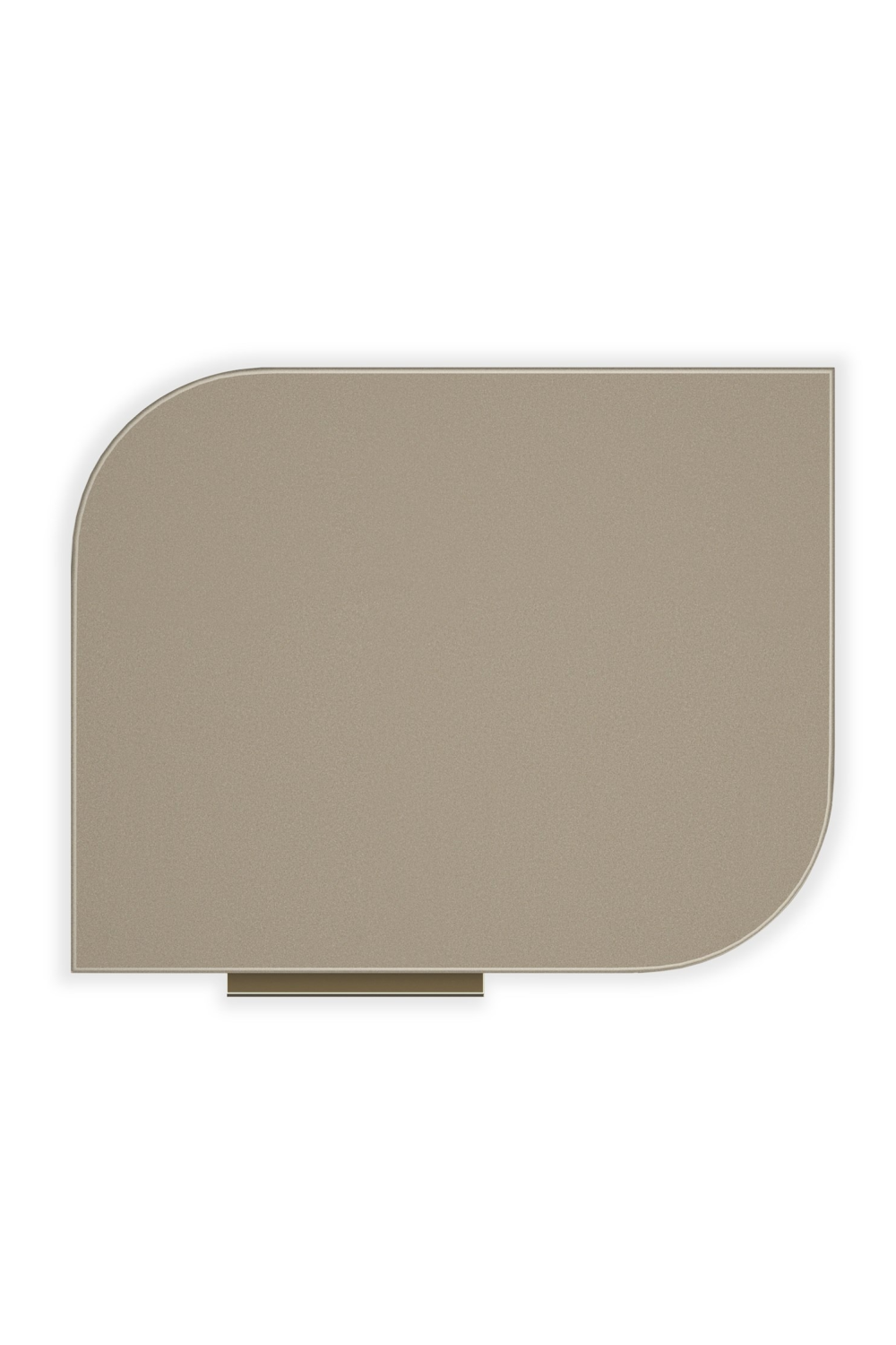 Silver Gloss 2-Drawer Nightstand | Caracole Oblique | Oroa.com