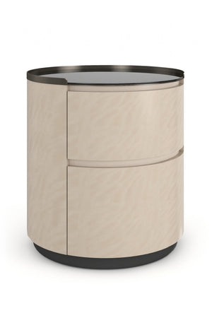 Round 2-Drawer Nightstand | Caracole Muse | Oroa.com
