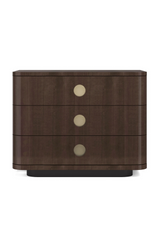 Brown Wooden Nightstand | Caracole Bachelor | Oroa.com