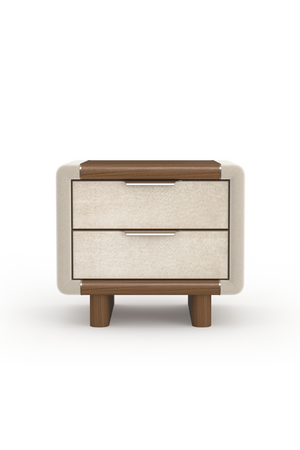 Suede Panel Nightstand | Caracole Botero | Oroa.com