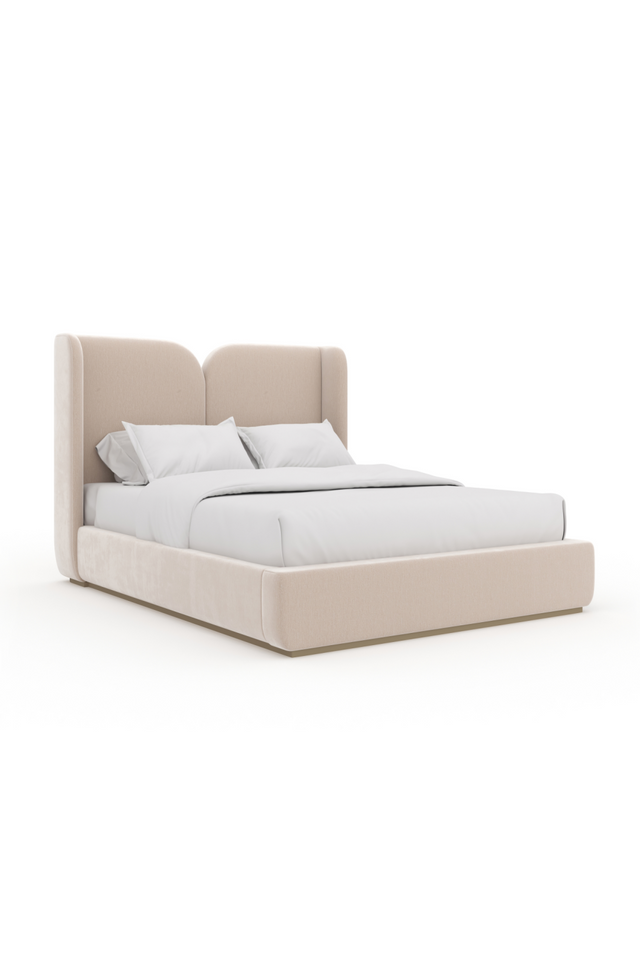 Ivory Velvet Bed | Caracole Oblique | Oroa.com