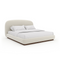 White Bouclé Bed | Caracole Botero | Oroa.com