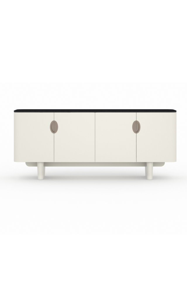 White 4-Door Sideboard | Caracole Paragon | Oroa.com