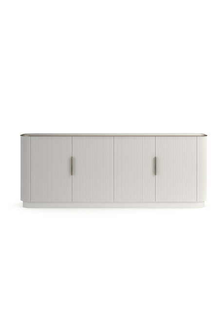 Fluted 4-Door Sideboard | Caracole Love | Oroa.com