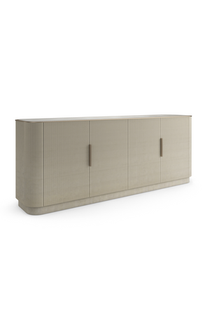 Fluted 4-Door Sideboard | Caracole Love | Oroa.com