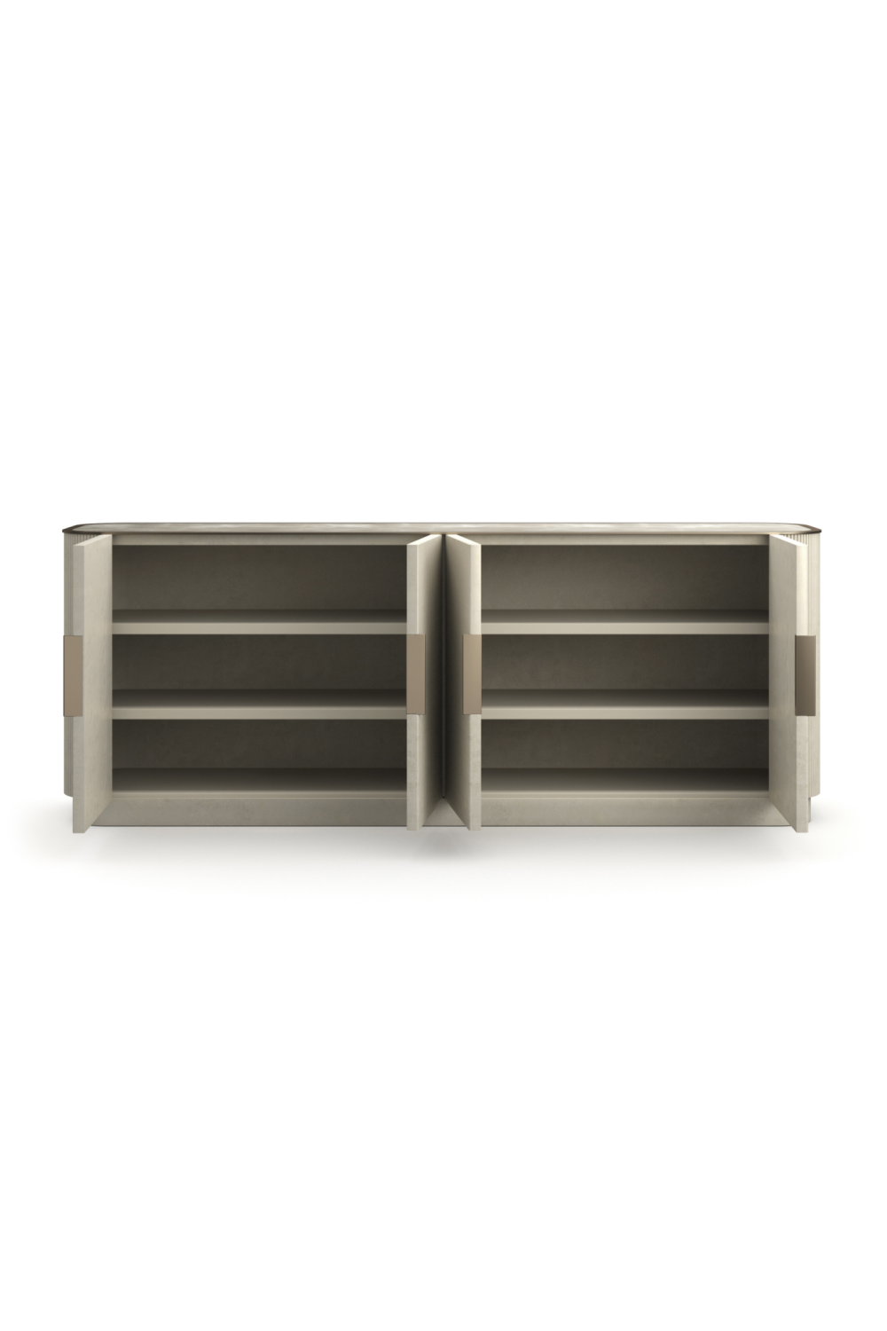 Fluted 4-Door Sideboard | Caracole Love | Oroa.com