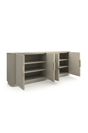Fluted 4-Door Sideboard | Caracole Love | Oroa.com