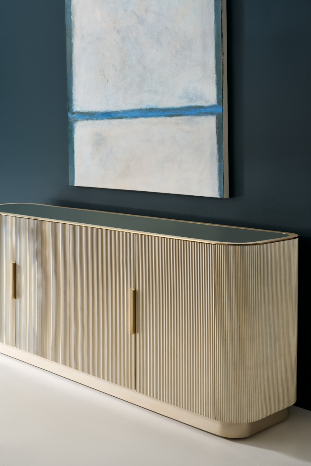 Fluted 4-Door Sideboard | Caracole Love | Oroa.com