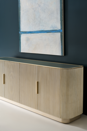 Fluted 4-Door Sideboard | Caracole Love | Oroa.com