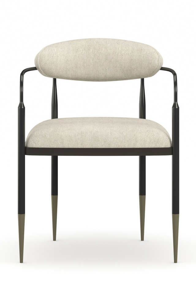 Bronze Framed Dining Armchair | Caracole Epoch | Oroa.com
