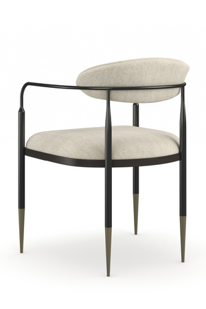 Bronze Framed Dining Armchair | Caracole Epoch | Oroa.com