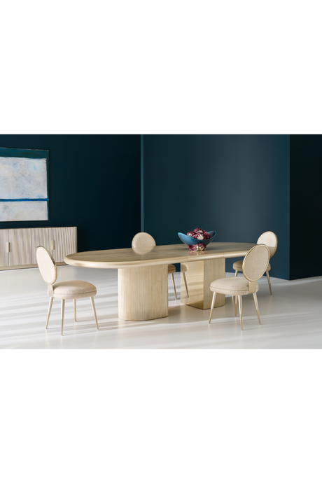 Light Gold Dining Chair | Caracole Apollo | Oroa.com