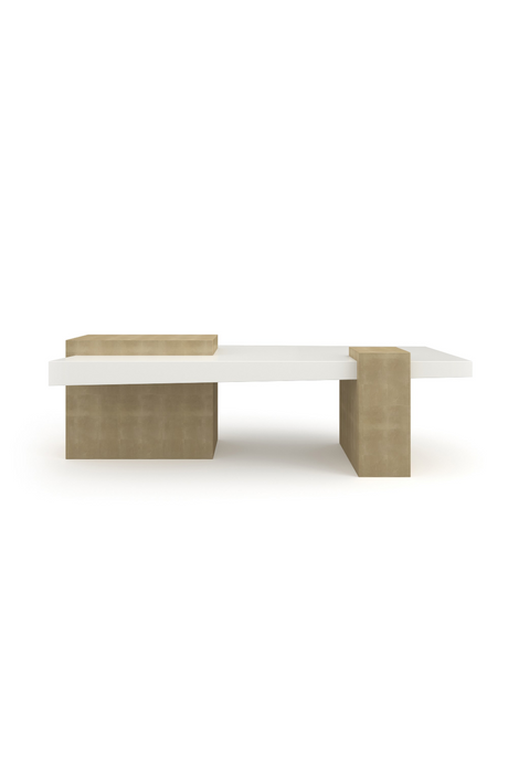 Wooden Rectangular Coffee Table | Caracole Float | Oroa.com