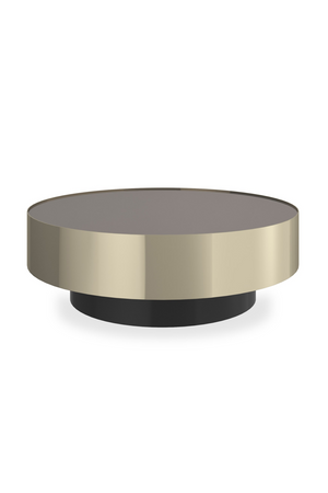 Round Bronze Mirror Coffee Table | Caracole Radius | Oroa.com