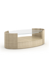 Glass Top Oval Coffee Table | Caracole Love | Oroa.com