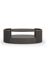 Glass Top Oval Coffee Table | Caracole Love | Oroa.com