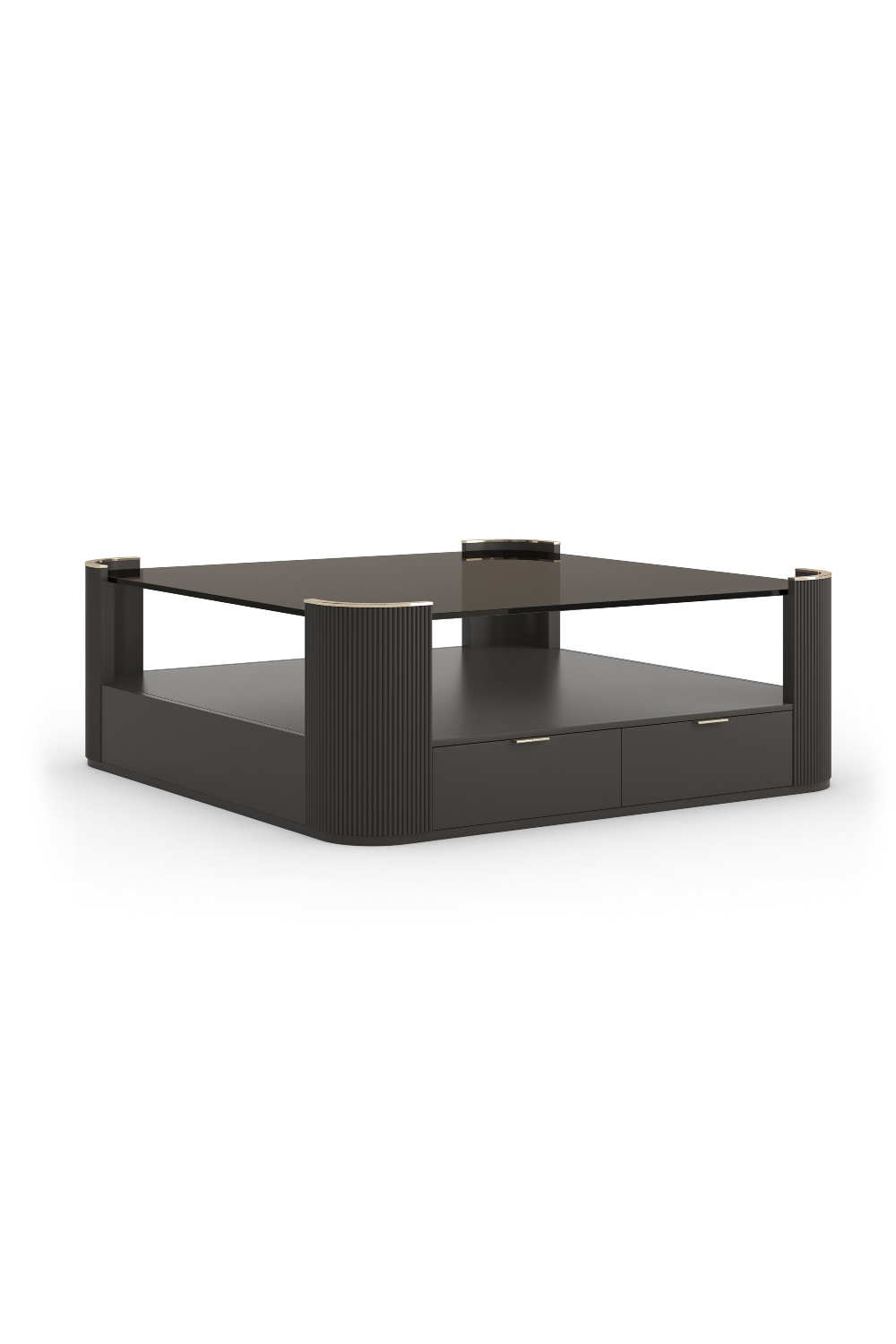 Glass Top Square Coffee Table | Caracole Love | Oroa.com