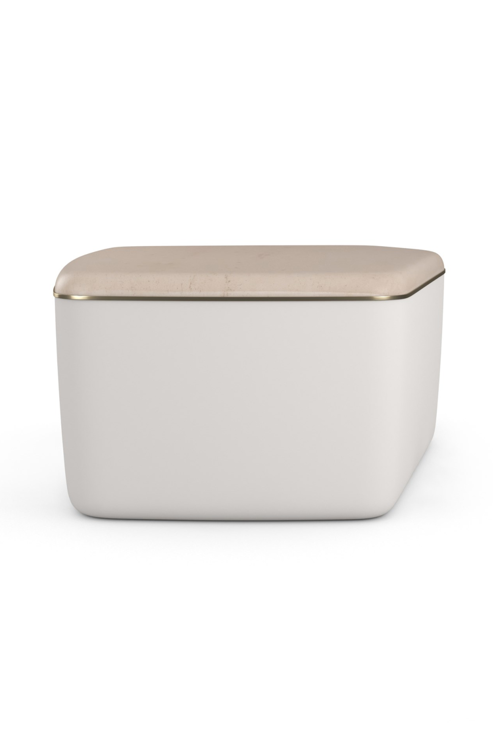 Ivory Bouclé Coffee Table | Caracole Serir | Oroa.com