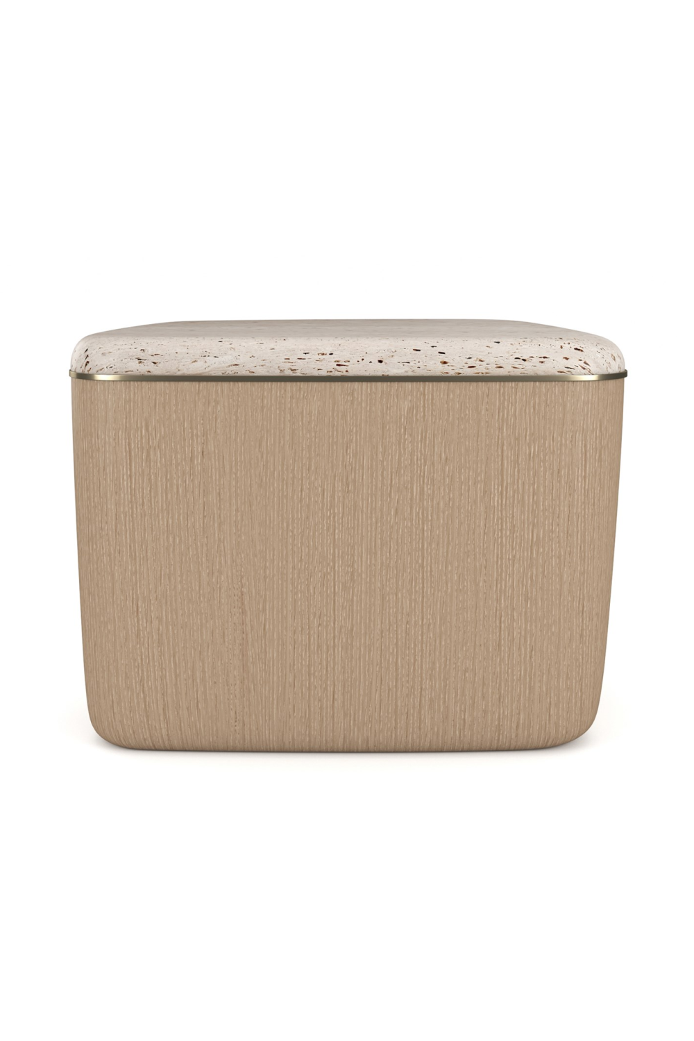Ivory Bouclé Coffee Table | Caracole Serir | Oroa.com