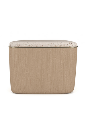 Ivory Bouclé Coffee Table | Caracole Serir | Oroa.com