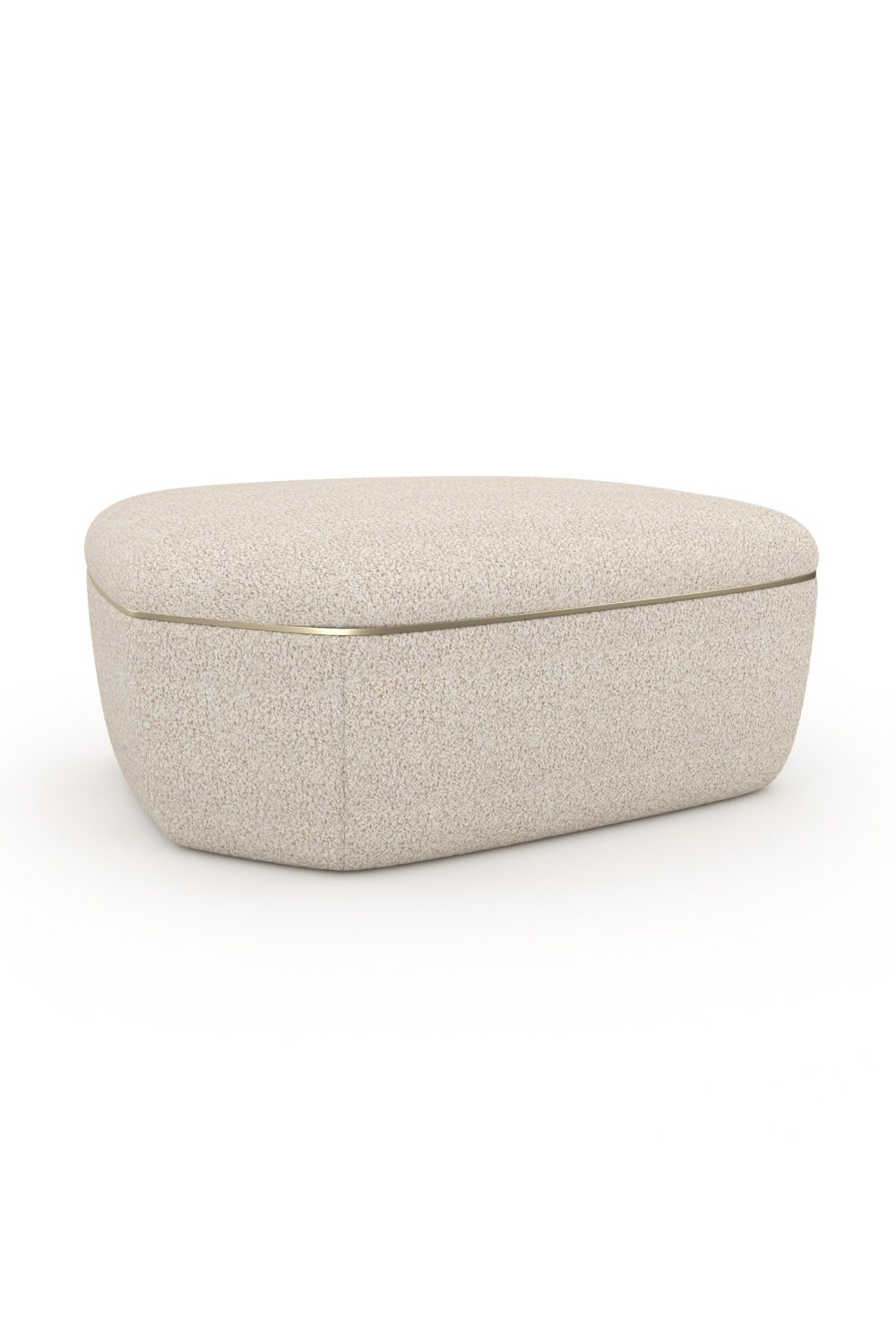 Ivory Bouclé Coffee Table | Caracole Serir | Oroa.com