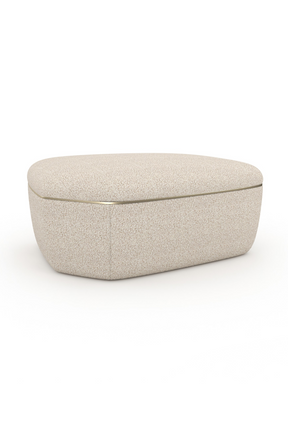 Ivory Bouclé Coffee Table | Caracole Serir | Oroa.com