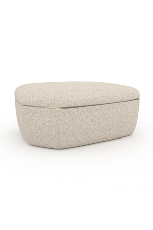 Ivory Bouclé Coffee Table | Caracole Serir | Oroa.com