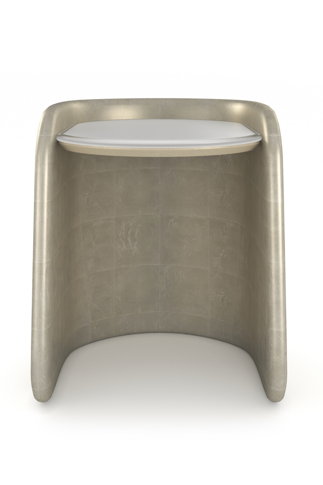 Frosted Glass Side Table | Caracole Bauble | Oroa.com