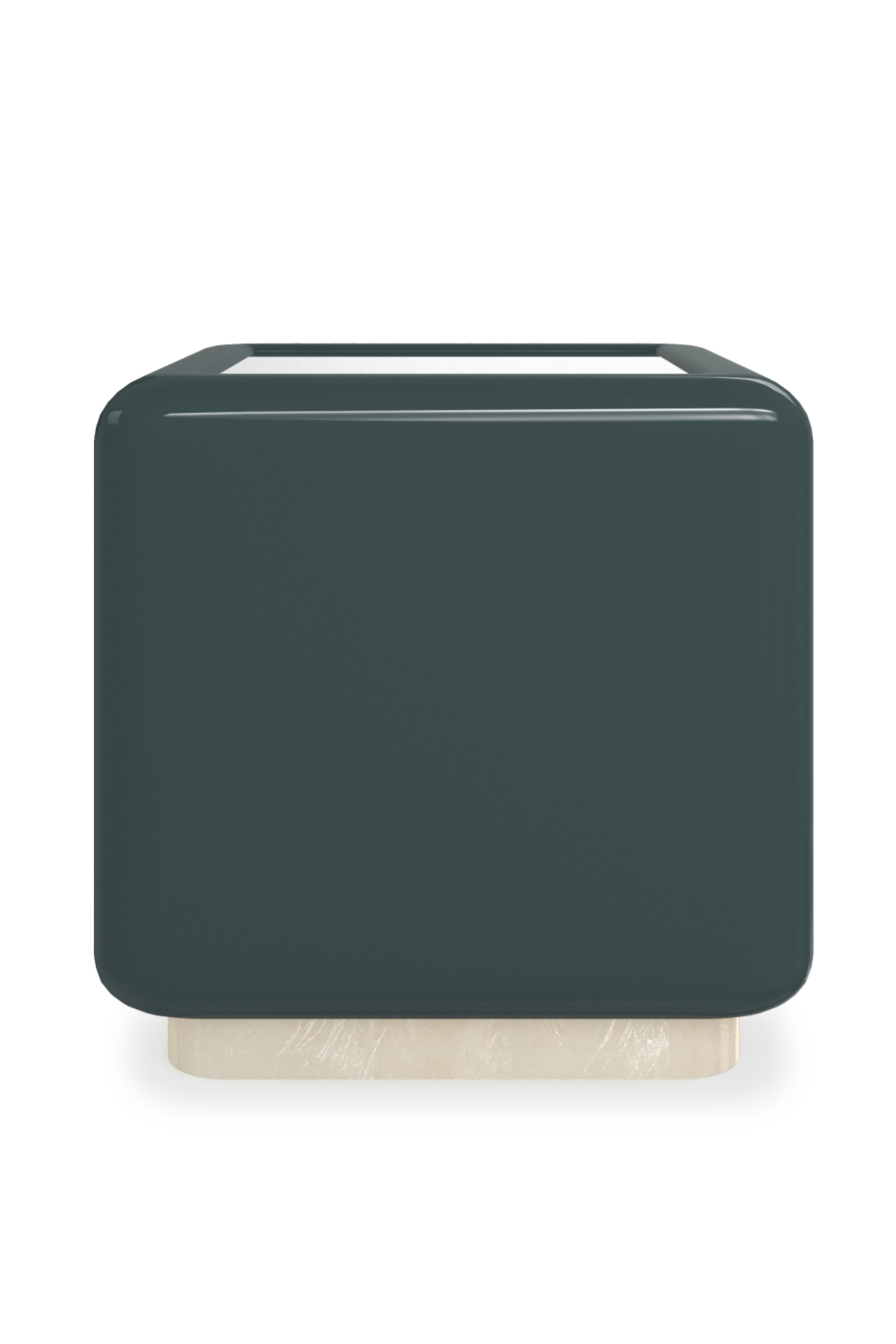 Mirror Top Cube Accent Table | Caracole Gelee | Oroa.com