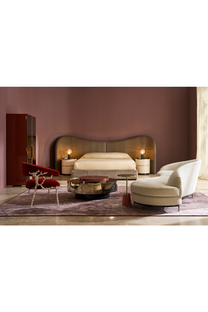 Red Gloss Accent Table | Caracole Rossetta | Oroa.com