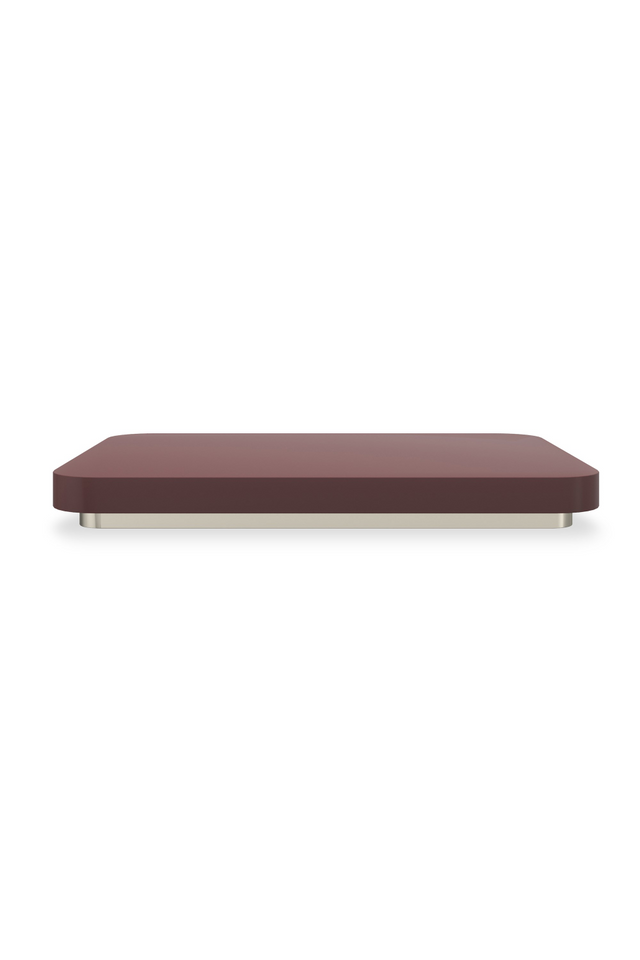 Red Gloss Square Accent Tray | Caracole Periphery | Oroa.com