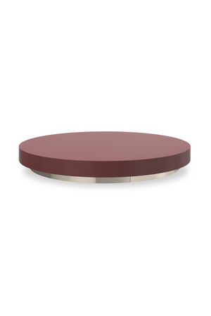 Red Cocktail Round Accent Tray | Caracole Radius | Oroa.com