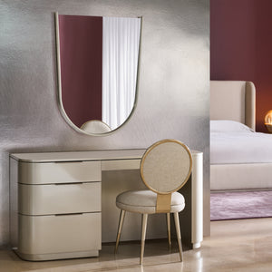   Silver 3-Drawer Desk | Oroa.com