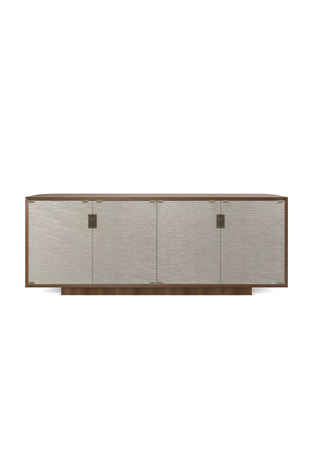 Textured Glass 4-Door Sideboard | Caracole Drift | Oroa.com