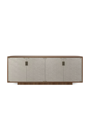 Textured Glass 4-Door Sideboard | Caracole Drift | Oroa.com