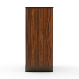   Smoked Walnut 2-Door Cabinet | Oroa.com