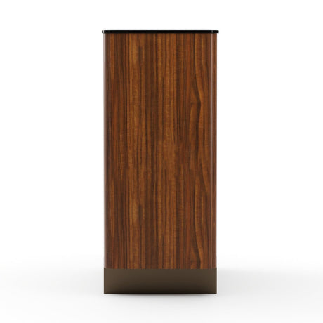 Smoked Walnut 2-Door Cabinet | Caracole Altura