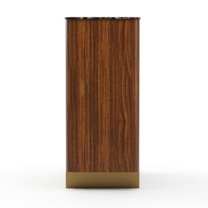   Smoked Walnut 2-Door Cabinet | Oroa.com