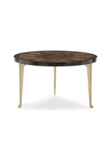 Round Wooden Cocktail Table | Caracole One Of The Bunch | Oroa.com