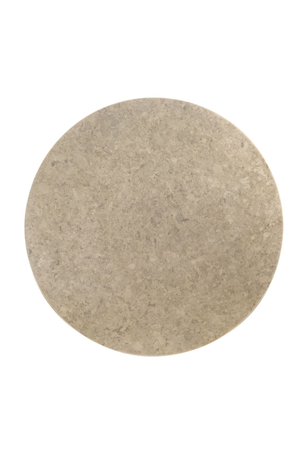 Gold Leaf Round Side Table | Caracole Honey Bunch