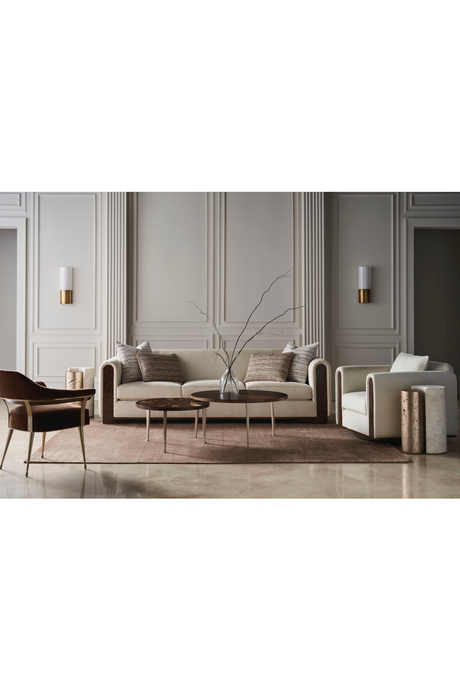 Round Wooden Coffee Table | Caracole A Whole Bunch | Oroa.com
