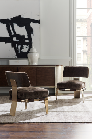 Modern Curved Media Unit | Caracole Prime Time | Oroa.com